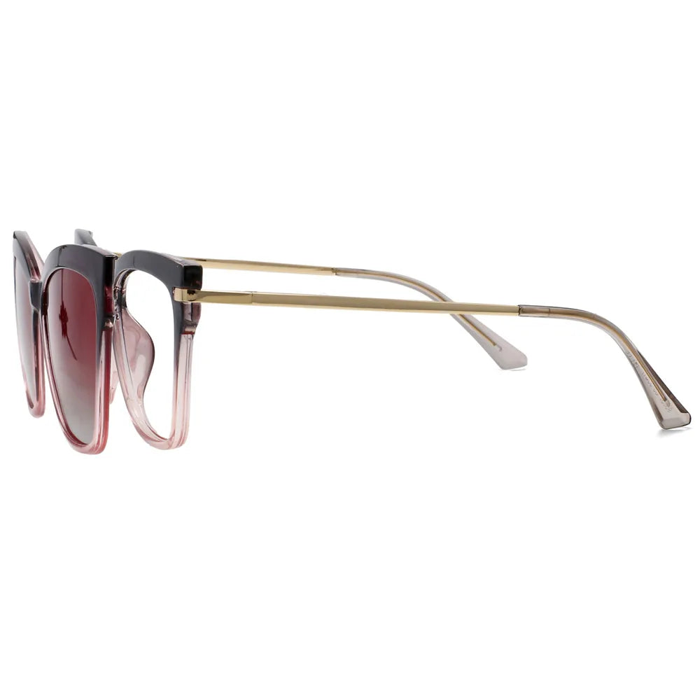 Polarized Flip-on Sunglasses Men Women Fashion Computer Eyeglasses TR90 Anti Blue Light Glasses Frames 53684