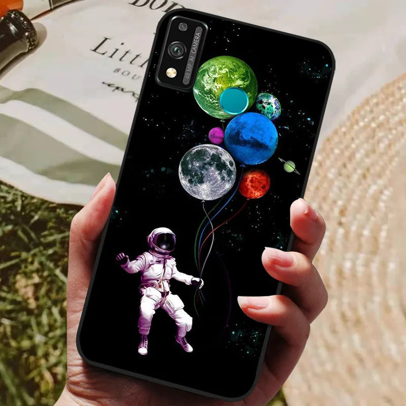 For Honor 9x lite Case Wolf Cartoon Silicon Soft TPU Back Cover For Huawei Honor 9X lite Phone Cases Honor9x Lite Fundas Coque