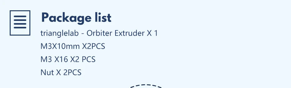 Trianglelab(Genuine Authorized) Orbiter Extruder V1.5 Full Version With MOTOR for  Compatible DDE-O PLA PEI TPU ABS