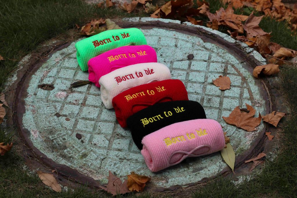 Embroidery Balaclava 3 Hole Full Face Mask Army Tactical Mask Ski Winter Hat Halloween Party Balaclava Cycling Hedging Cap