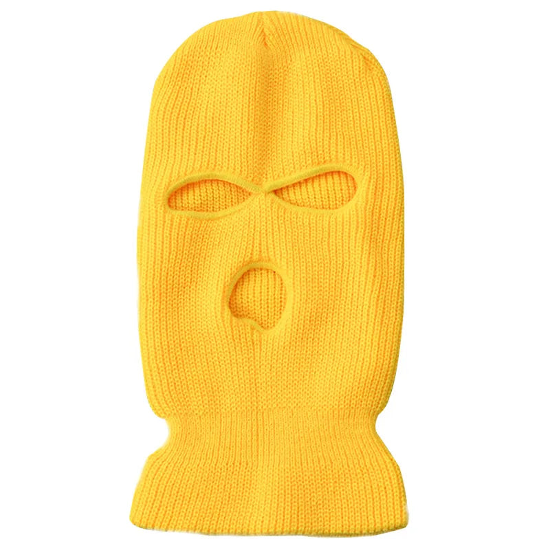 Winter Army Tactical Mask 3 Hole Full Face Mask Ski Mask Winter Cap Balaclava Motorbike Motorcycle Helmet Full Helmet