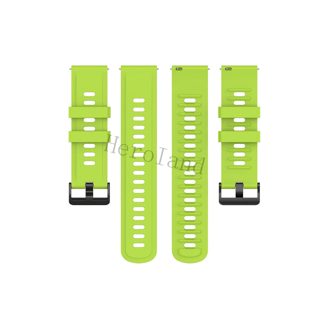 22MM Silicone WatchBand Strap For Xiaomi MI Watch Color Sport Smart Wristband For Xiaomi Haylou RT LS05S Bracelet WirstStrap