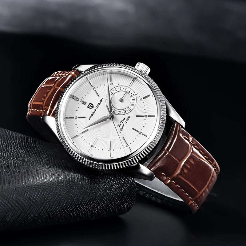 PAGANI DESIGN 2026 Men's Watches Automatic Watch Men Sapphire Quartz Wristwatches Chronograph 10Bar Waterproof Relogio Masculino