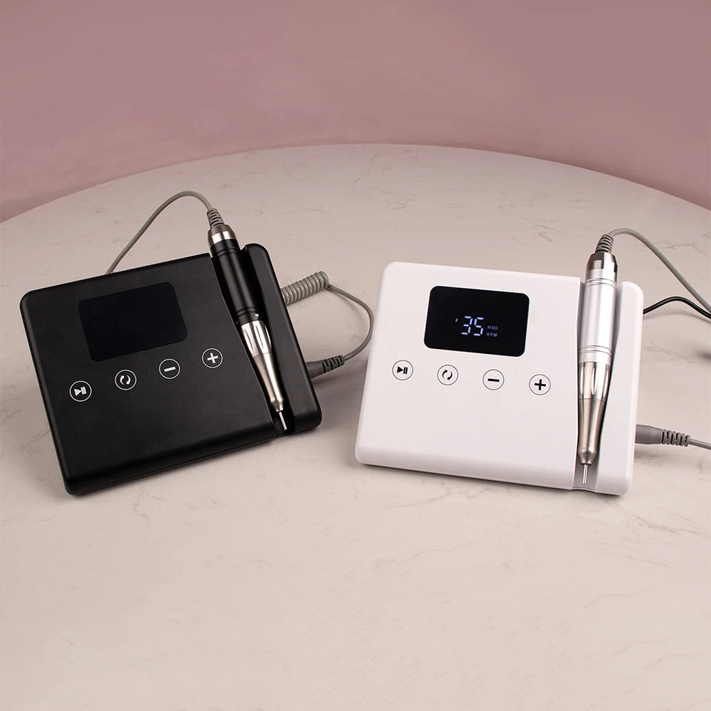 High Quality Professional High Torque 35000rpm Unique Telephone Design Desktop Use Coreless Motor Plug in Nail Drill Machine