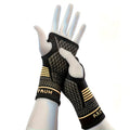1 Pair Copper Wrist Compression Sleeves Support Brace Unisex for Sports Fitness Workouts Typing Breathable Hand Protection