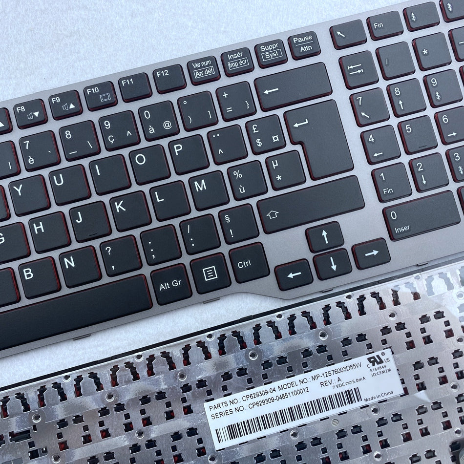 French Azerty Keyboard For Fujistu E754 Lifebook E753 E756 E557 E554 E556 CELSIUS H730 H760 H77 Series Fr Layout