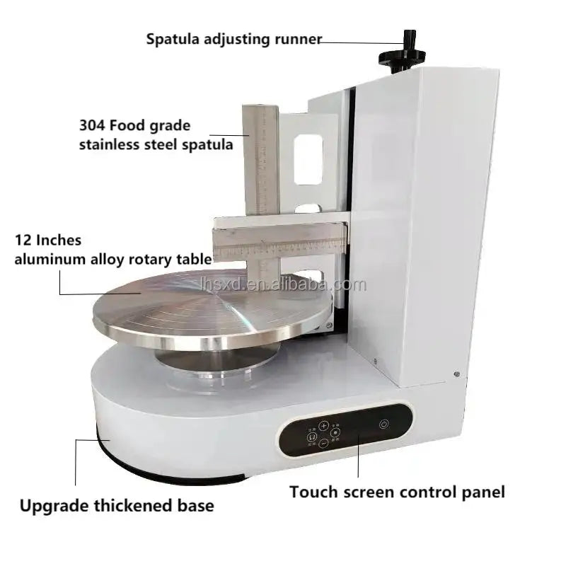 8inch Baking Machinery Birthday Cake Plastering Machine  Cake Spreading Machine  Cream Coating and Baking Equipment