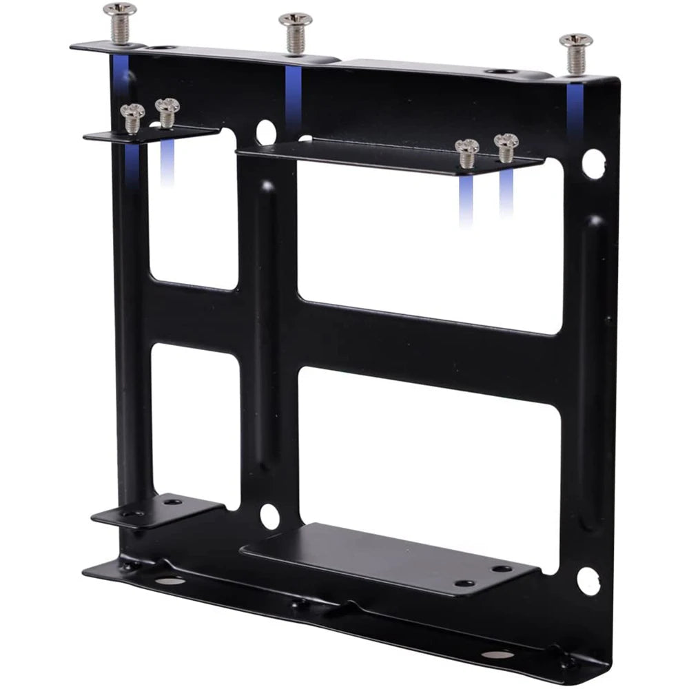 SSD Mounting Bracket Adapter 2.5 to 3.5 inch SSD Mounting Kit with SATA Cable and SATA Power Cable
