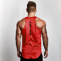 Brand Casual New Mesh Fashion Clothing Sleeveless Shirts Tank Top Men Bodybuilding Workout Gym Vest Fitness Men's Sport Singlets
