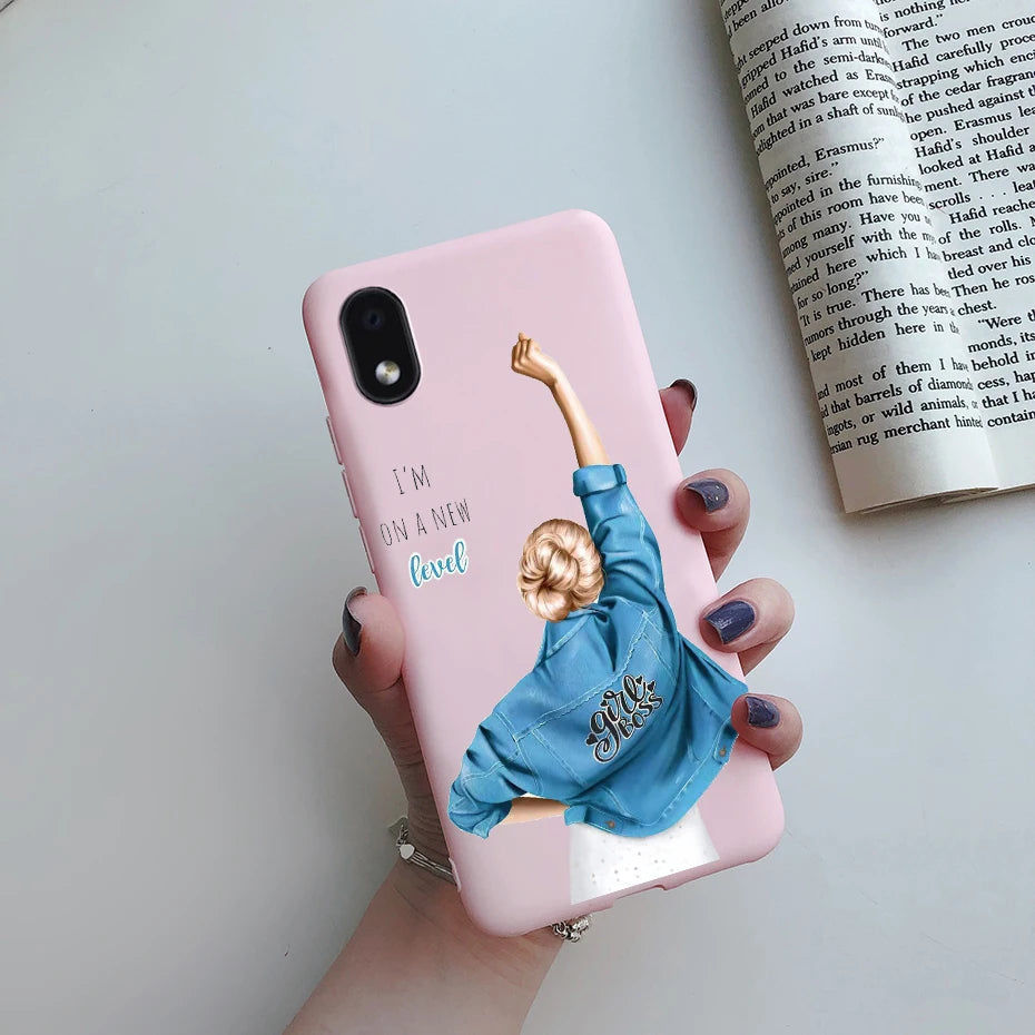 For Samsung Galaxy A01 core Cases Silicon Back Cover Soft Sunflower Phone Case For Samsung A01 core SM-A013 a 01 m01 Core Case
