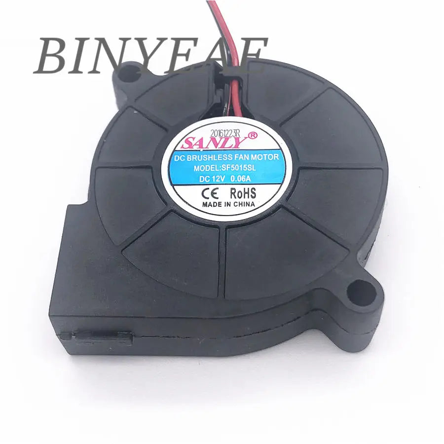 SANLY SF5015SL SF5015SM  12V 0.06A 0.08A 24V 5CM 5015 50x50x15mm Industrial Blower for Humidifier Server Cooling Fan 2PIN