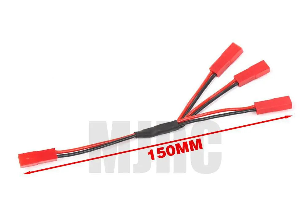 Ajrc Three In One Cable Esc Power Supply External Wiring Jst For 1/10 Rc Crawler Car Defender Trx6 Trx4 Tactical Unit Bronco