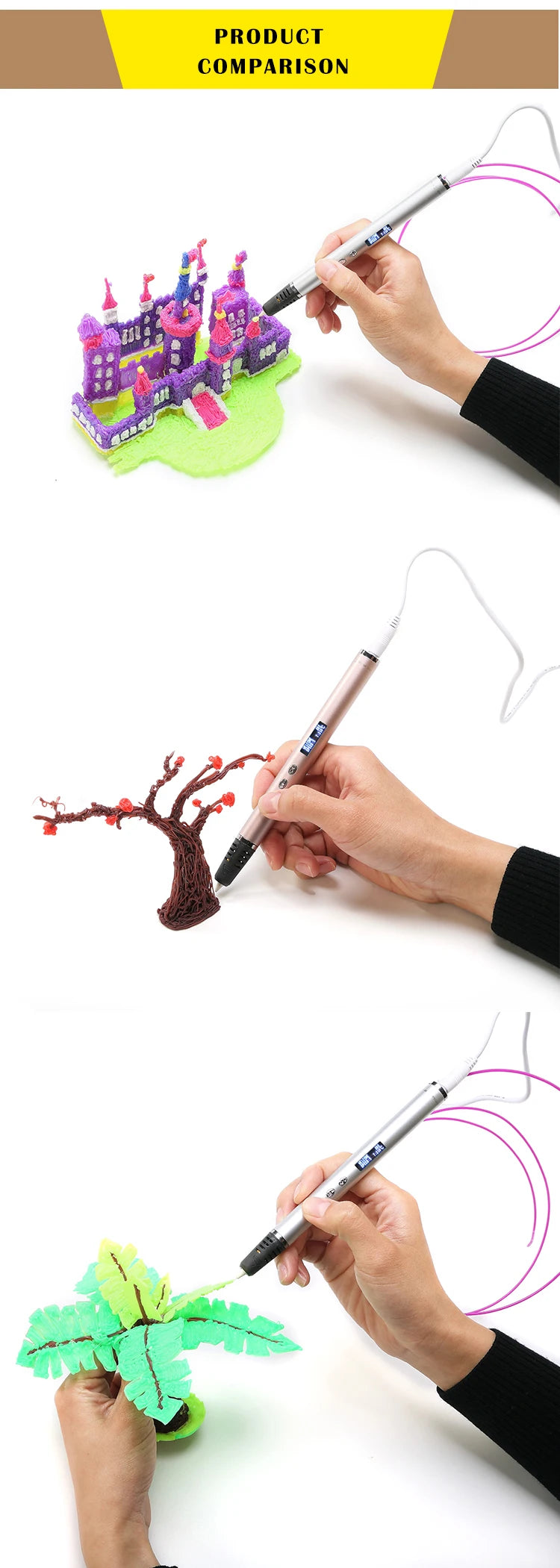 New RP900A 3D Pen slimmest DIY 3D Printing Pen In The World Creative Toy Gift Christmas Presents For Kids
