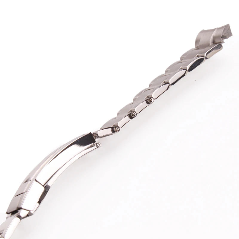20mm Stainless Steel Watchband Bracelet For Rolex Watch Band Silver Brushed Curved End Replacement Strap