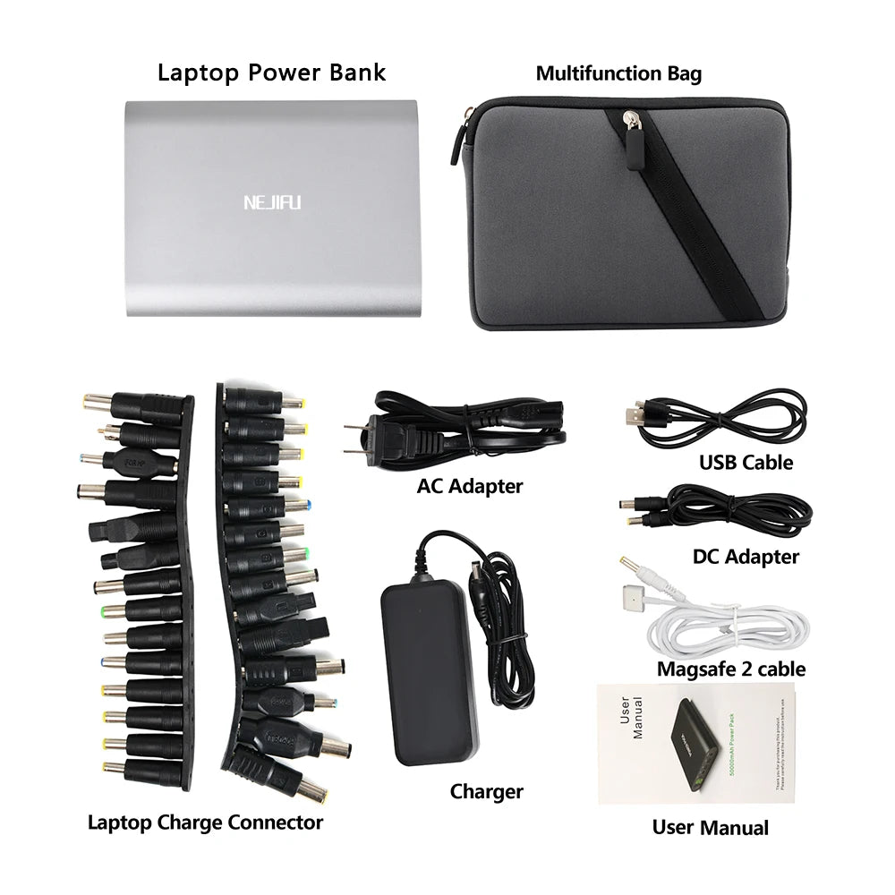Shenzhen New Consumer Electronic External Battery Notebook Power Bank Fast Charging 50000mAh Portable Charger for Laptops