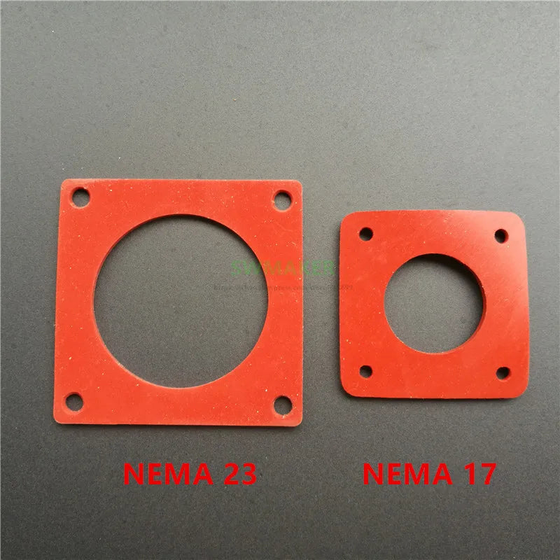 1PC NEMA 17/23 orange Stepper Motor silicone rubber Vibration Damper Shock Absorber for CNC Creatity TEVO Prusa I3 3D printer