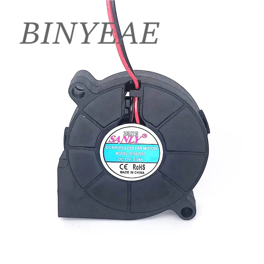 SANLY SF5015SL SF5015SM  12V 0.06A 0.08A 24V 5CM 5015 50x50x15mm Industrial Blower for Humidifier Server Cooling Fan 2PIN