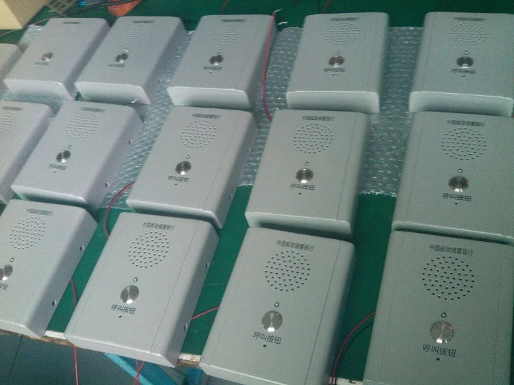 KNTECH Industrial Grade Emergency Intercom KNZD-13 Robust One-Button Hands-Free Corded Telephone Made of Cold-Rolled Steel