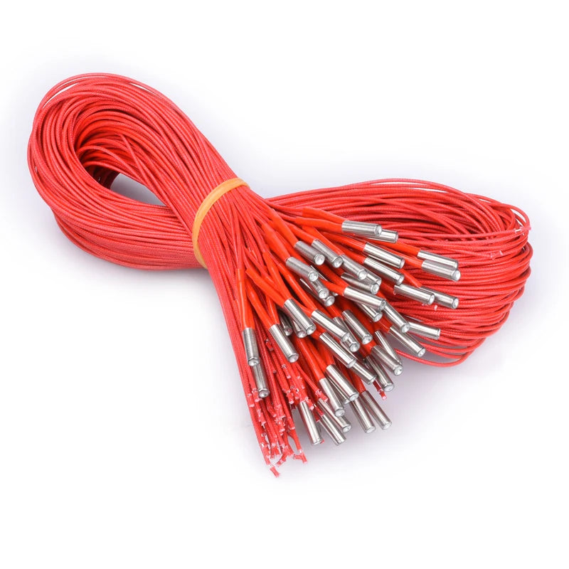 1M 12V 30W/12V 40W 24V 30W/40W Ceramic Cartridge Heater 6*20mm For Mendel Reprap Extruder 3D Printer Parts Heating Tube