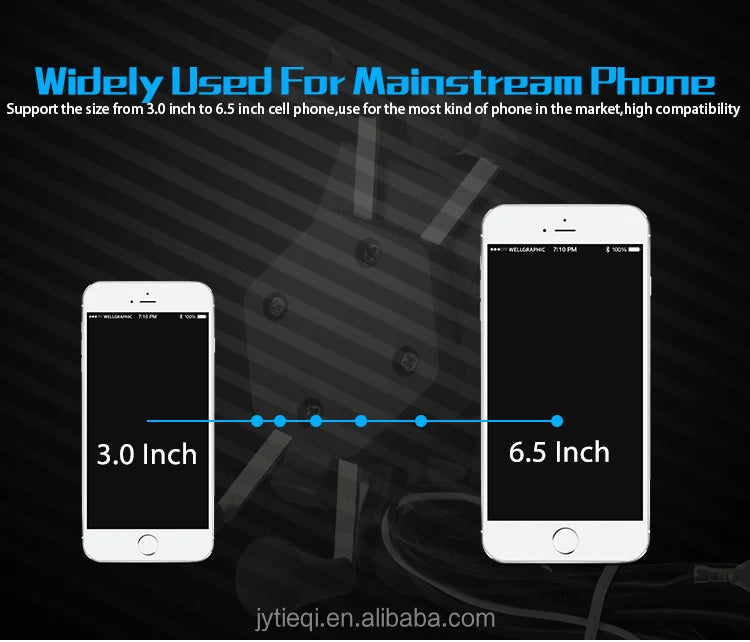 Adjustable Motorcycle Phone Charging Holder Mobile Phone Holder With USB Charger