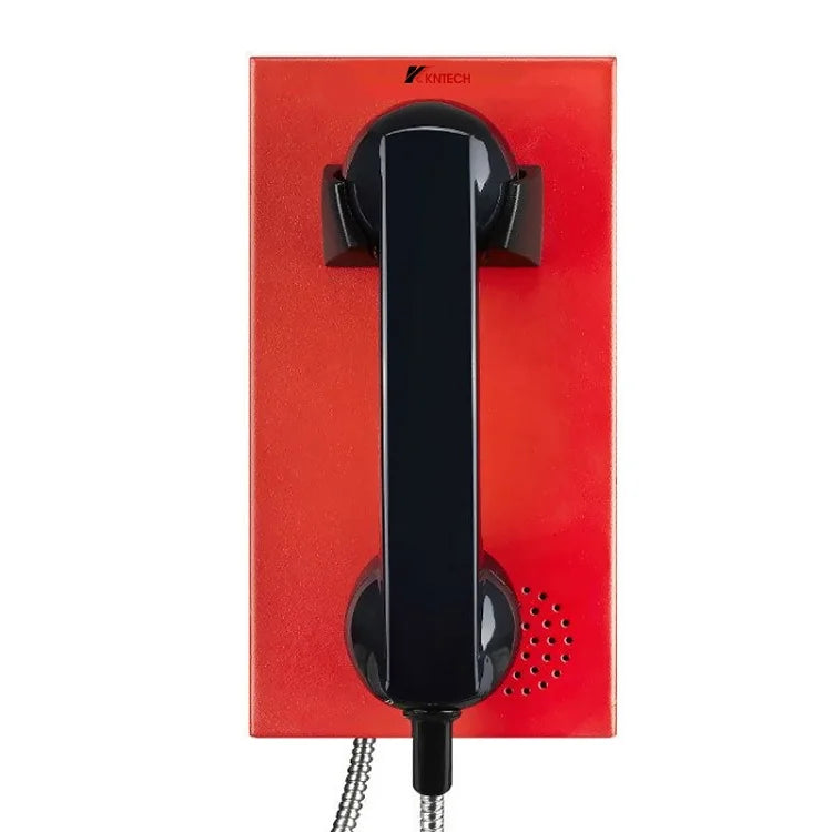 KNTECH Industrial Grade Emergency Intercom KNZD-13 Robust One-Button Hands-Free Corded Telephone Made of Cold-Rolled Steel