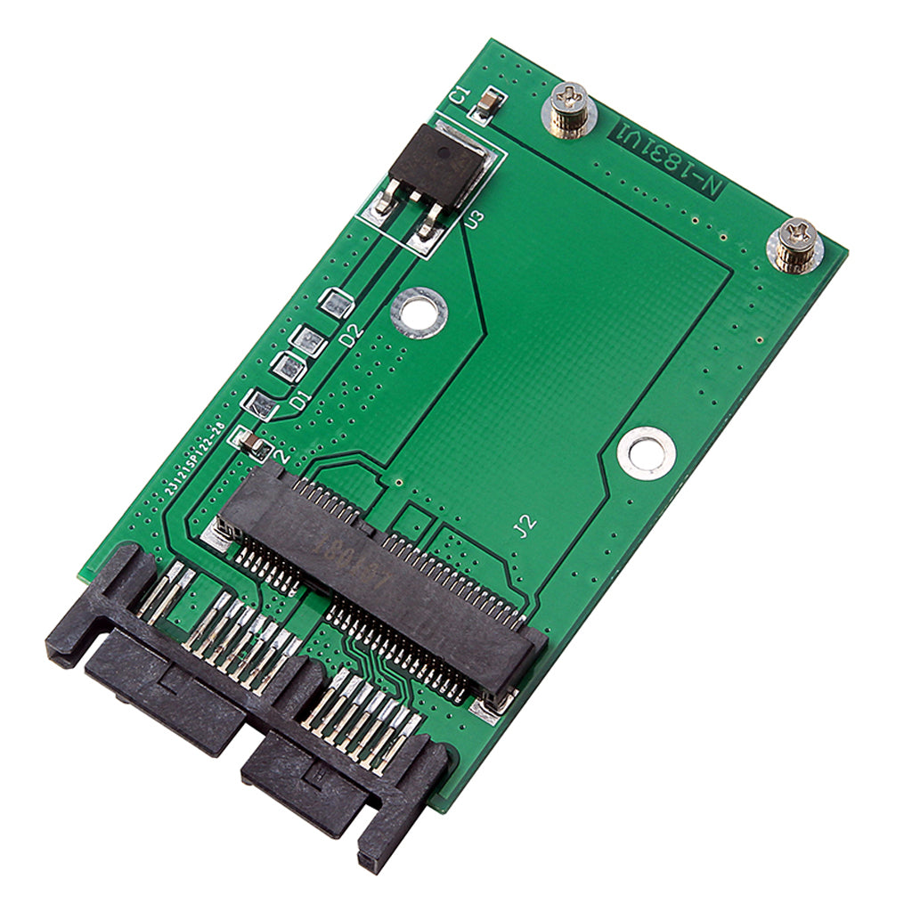 Prettyia   mSATA   SSD   HHD   to   1 . 8   inch   7 + 9   Micro   SATA   Adapter   PCB   Board