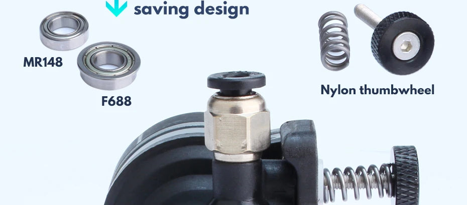 Trianglelab(Genuine Authorized) Orbiter Extruder V1.5 Full Version With MOTOR for  Compatible DDE-O PLA PEI TPU ABS