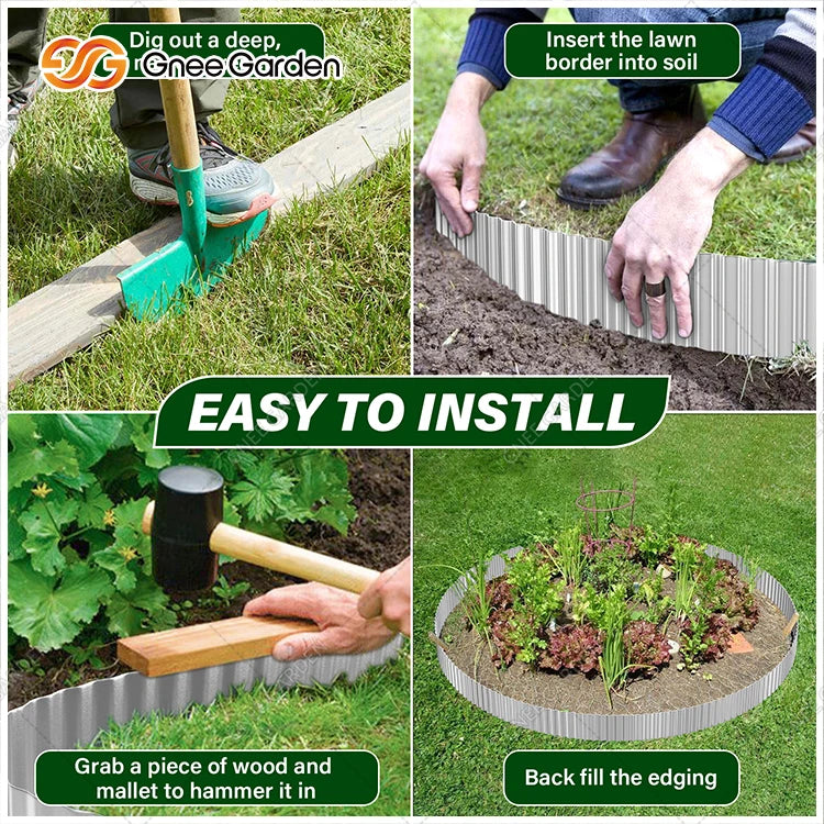 Cold Rolled Sheet Steel Garden Edging Decorative Metal Edging for Ornaments