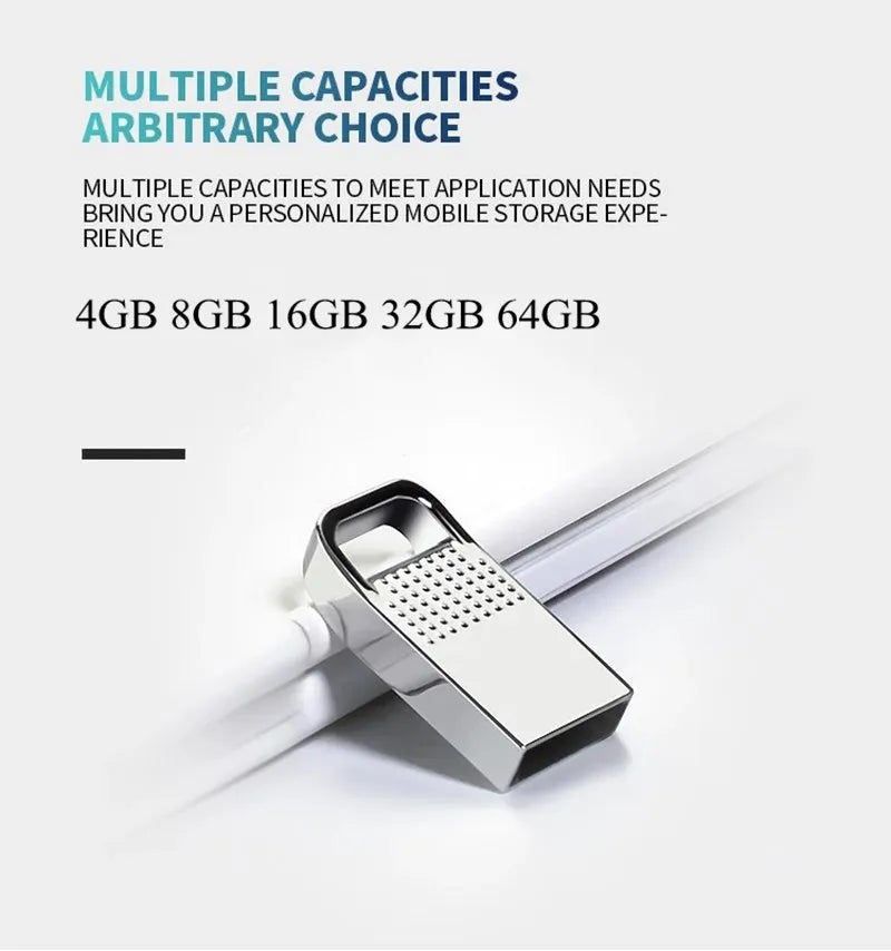 10PCS Mini USB Flash Drives Business Gifts Memory Stick 4GB 8GB Custom logo Pen Drive 16GB 32GB 64GB Waterproof Storage Devices