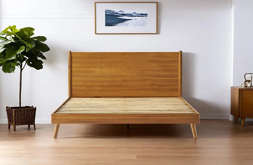 Crystal Adjustable Convertible Modern Soft Platform Bed (King Bed)