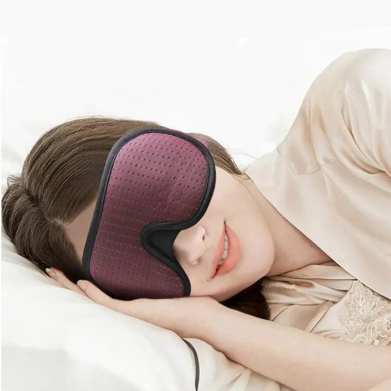 Breathable 3D Sleeping Mask Block Out Light Sleep Mask For Eyes Slaapmasker Eye Shade Blindfold Sleeping Aid Face Mask Eyepatch
