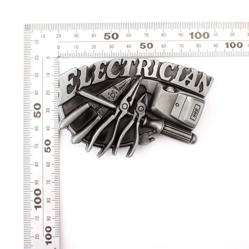 YonbaoDY  electrician Belt buckle 4cm width  waistband DIY Accessories Pliers screwdriver tool pattern