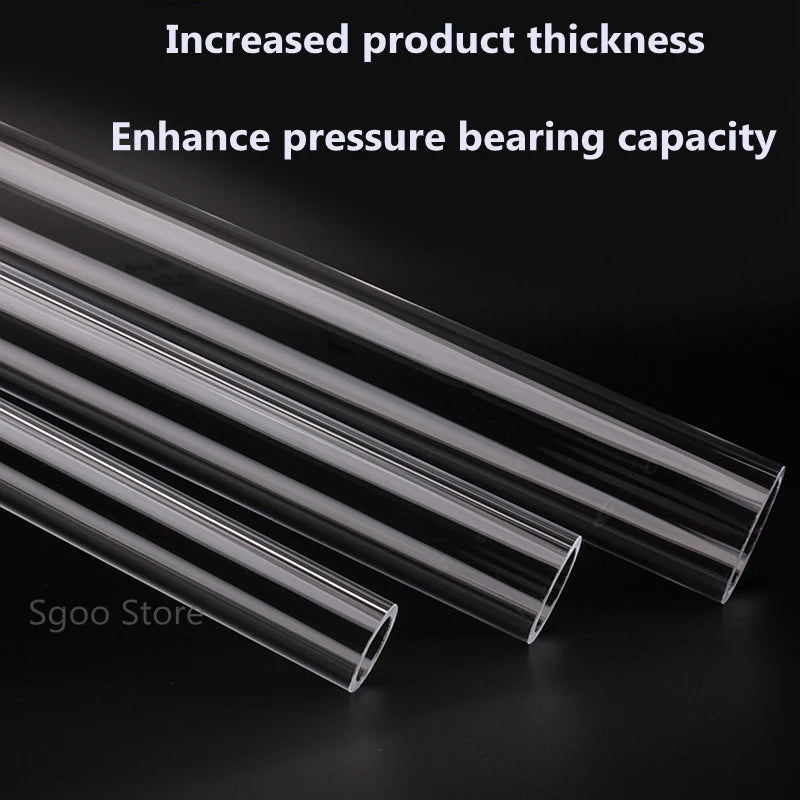 16 20 25 32 40 50mm Acrylic Pipe 90 Degree Elbow Transparent Plexiglass Fish Aquarium Water Tank Accessories Tank Tee Way Joints