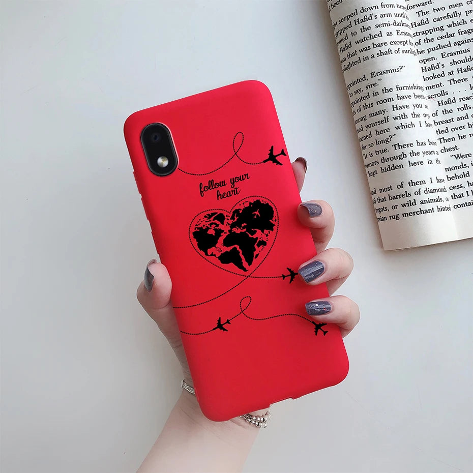 For Samsung Galaxy A01 core Cases Silicon Back Cover Soft Sunflower Phone Case For Samsung A01 core SM-A013 a 01 m01 Core Case