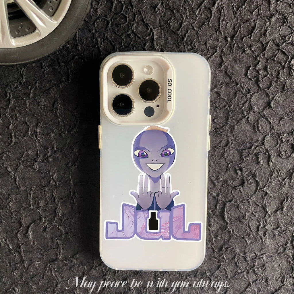 Stylish Telephone Coque Jul for iPhone 7 8 Xs Xr 11 12 13 14 15 16 Pro Max Designer Phone Case Hull