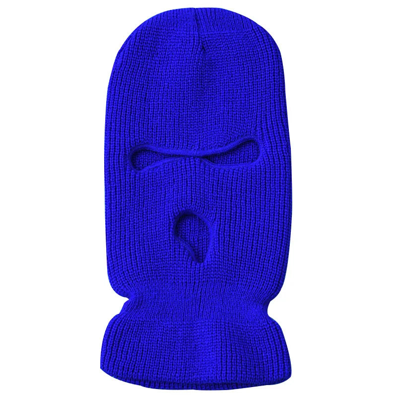 Winter Army Tactical Mask 3 Hole Full Face Mask Ski Mask Winter Cap Balaclava Motorbike Motorcycle Helmet Full Helmet