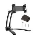 OUTMIX Aluminum Kitchen Tablet Stand Phone Holder Flodable Adjustable 5-13 inches Tablet Phone Desktop Mount for iPad Pro 12.9