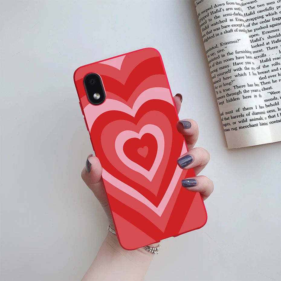 For Samsung Galaxy A01 core Cases Silicon Back Cover Soft Sunflower Phone Case For Samsung A01 core SM-A013 a 01 m01 Core Case