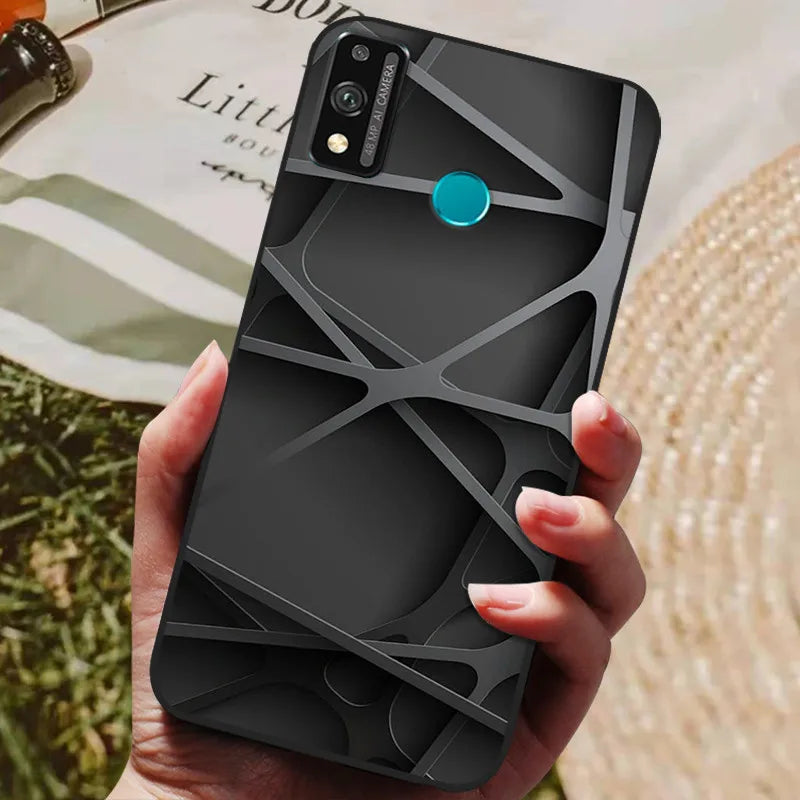 For Honor 9x lite Case Wolf Cartoon Silicon Soft TPU Back Cover For Huawei Honor 9X lite Phone Cases Honor9x Lite Fundas Coque