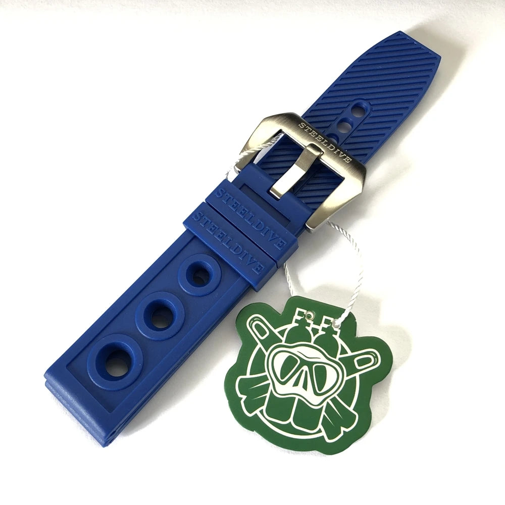 STEELDIVE Automatic Watch Strap Replacement Watch bands Automatic Watch 22mm Bracelets Blue Dive Watches Strap 20/22mm
