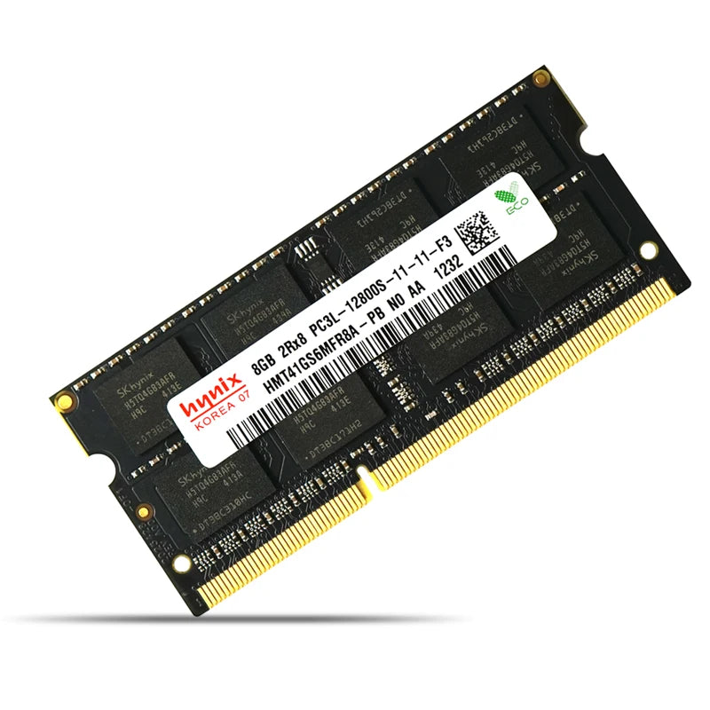 Hynix 10pcs Laptop RAM 4GB 8GB DDR3 DDR3L PC3 PC3L  8500S 10600S 12800S 1066MHz 1333MHz 1600MHz Laptop memory SO-DIMM