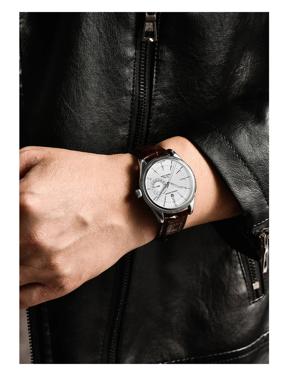 PAGANI DESIGN 2026 Men's Watches Automatic Watch Men Sapphire Quartz Wristwatches Chronograph 10Bar Waterproof Relogio Masculino