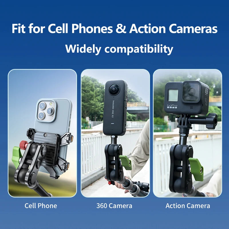 Lanparte Selfie Stick Stabilizator Telephone Holder Adjustment Angle Bicycle Mobile Phone Holder for Bike