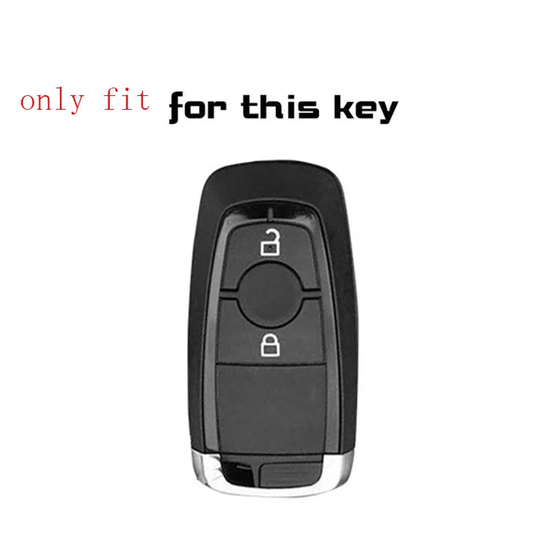 Silicone Car Key Cover Case for Ford Raptor  Ecosport Ranger F150 F250 F350 Button Remote Key