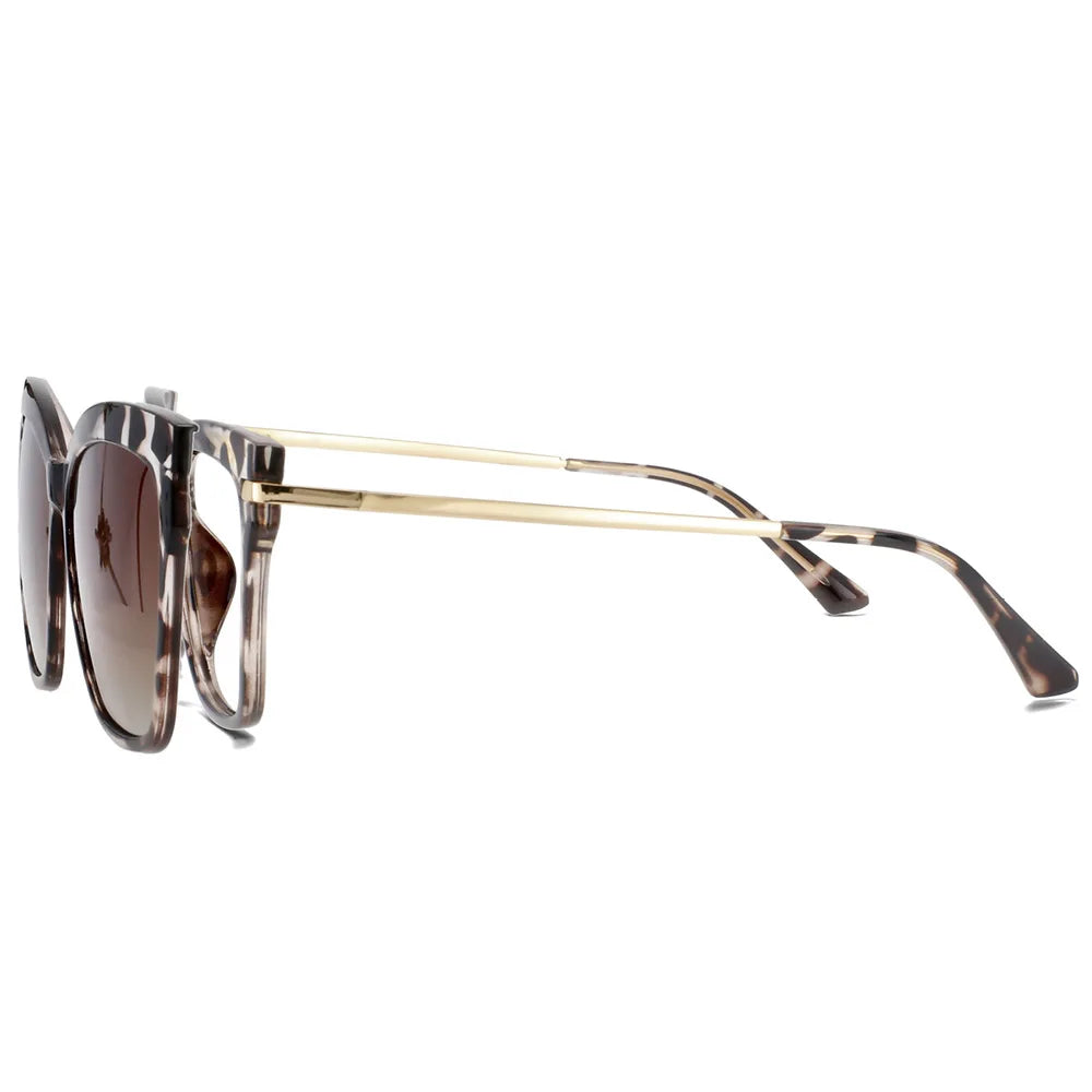 Polarized Flip-on Sunglasses Men Women Fashion Computer Eyeglasses TR90 Anti Blue Light Glasses Frames 53684