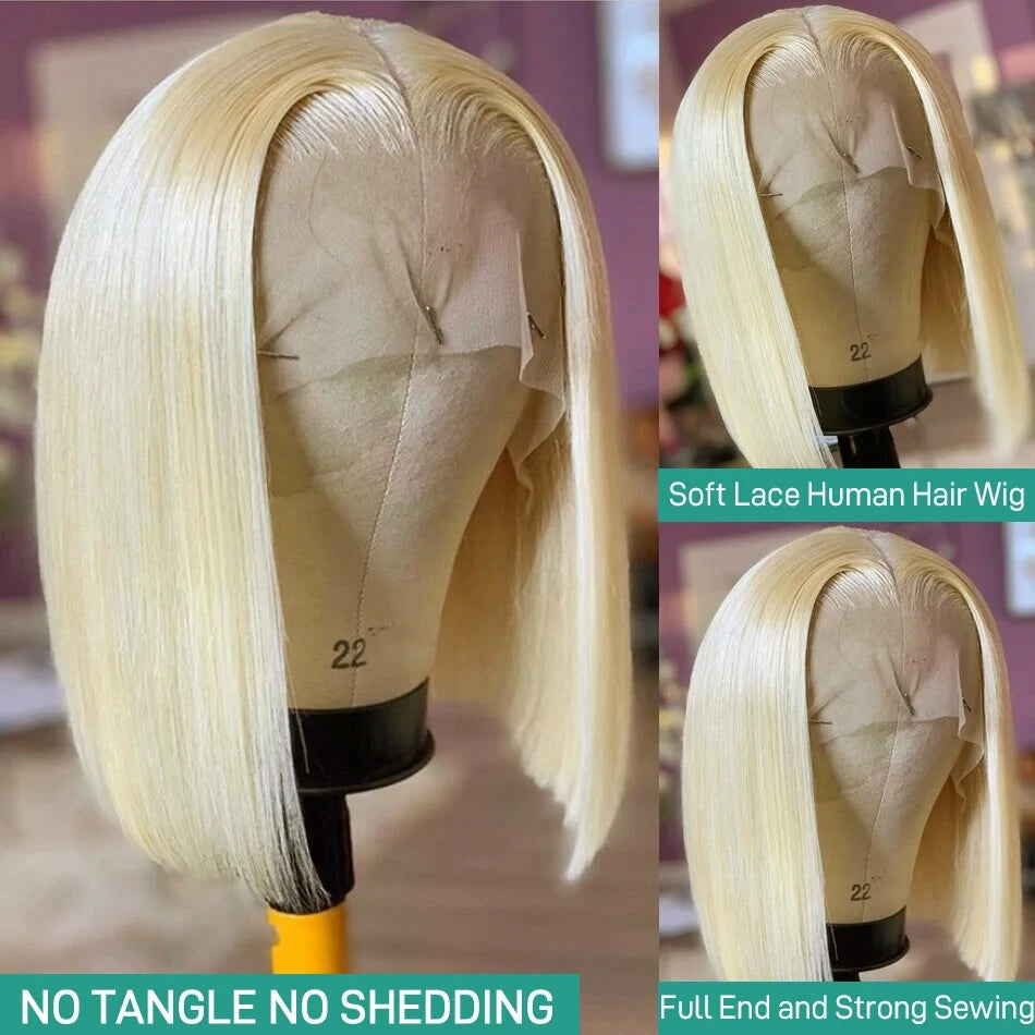 Cheap Price Colored Brazilian Hair Lace Front Short Bob Wig Virgin Remy 100% Real Human Hair Wig Bob Wigs for Black Women