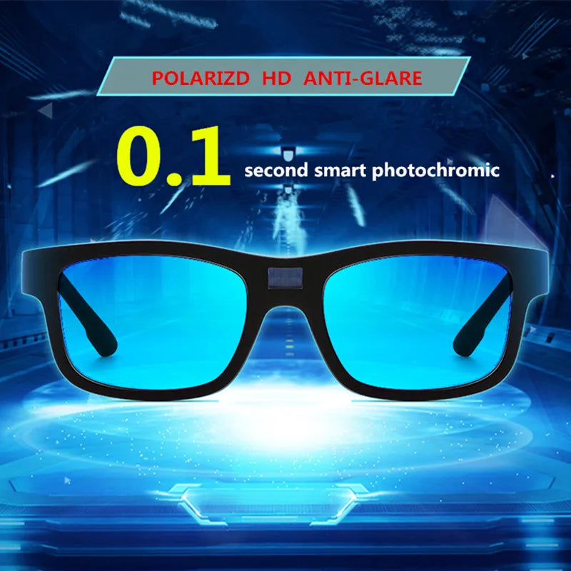 ZHIYI Smart Chameleon Driving Glasses LCD Computer Chip 0.1 Second Photochromic Polarized Sunglasses Wholesale Eye Protection