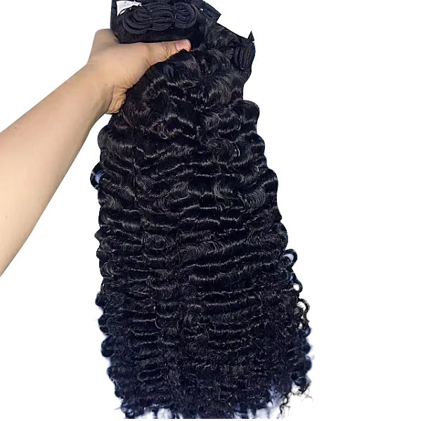 Indian Temple Natural Cuticle Aligned Virgin Vendor Weaving Wholesale Color Black Human Hair Raw Hair