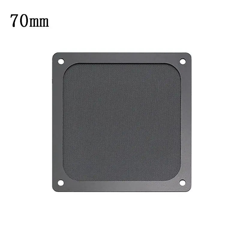 Magnetic Dust Filter Dustproof Mesh Fan Cover Net Grill Guard with Hole for PC Computer Case Cooling Fan Accessories