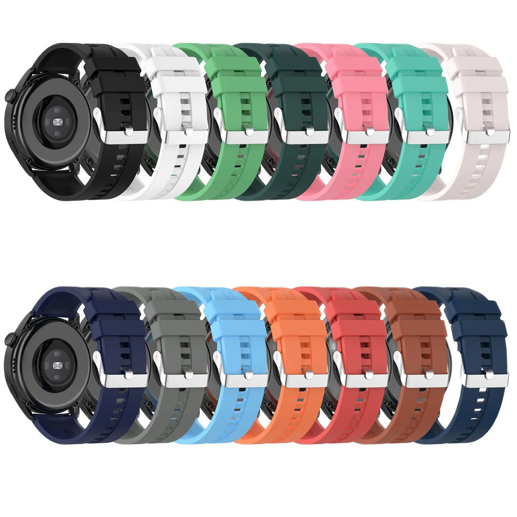 22MM Silicone WatchBand Strap For Xiaomi MI Watch Color Sport Smart Wristband For Xiaomi Haylou RT LS05S Bracelet WirstStrap